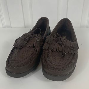 COPY - COPY - NWOT Walkables comfort collection brown slip on shoes size 6.5W. …